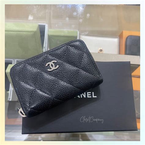 chanel card holder prices 2017|Chanel zipped key holder.